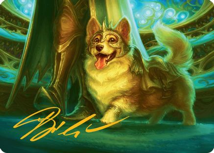 District Mascot Art Card (30/54) (Gold-Stamped Signature) (030) - Art Series: Aetherdrift
