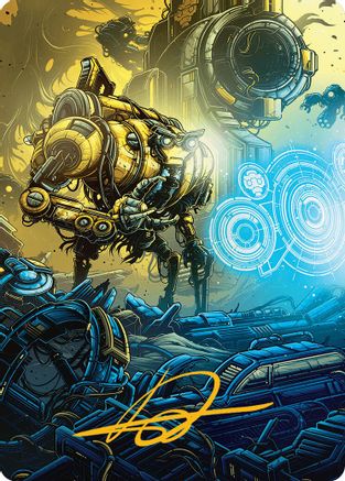 Mendicant Core, Guidelight Art Card (1/54) (Gold-Stamped Signature) (001) - Art Series: Aetherdrift