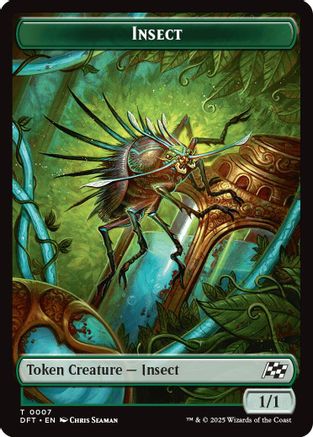 Insect // Elephant Double-Sided Token (7 // 6) - Aetherdrift