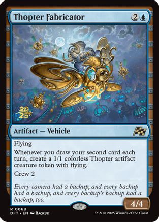 Thopter Fabricator Foil (068) - Prerelease Cards | Silver Goblin