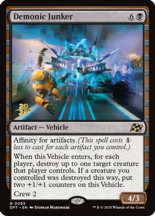 Demonic Junker (Prerelease) (083) Foil - Aetherdrift