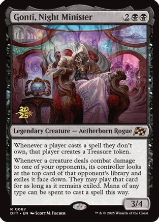 Gonti, Night Minister (087) Foil - Prerelease Cards