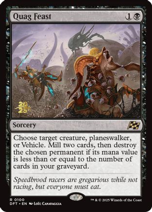 Quag Feast (Prerelease) (100) Foil - Aetherdrift