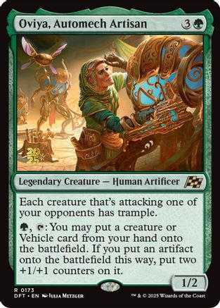 Oviya, Automech Artisan (Prerelease) (173) Foil - Aetherdrift