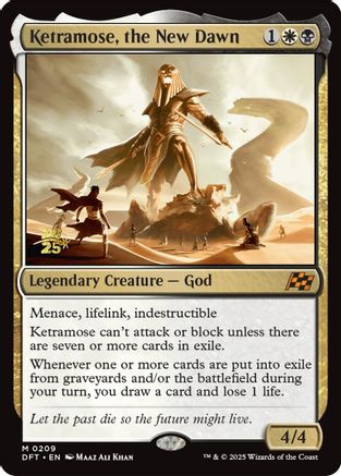 Ketramose, the New Dawn (Prerelease) (209) Foil - Aetherdrift