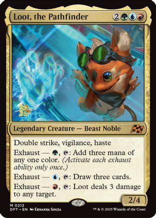 Loot, the Pathfinder (Prerelease) (212) Foil - Aetherdrift