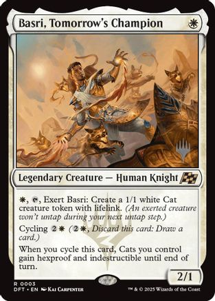 Basri, Tomorrow's Champion (003) - Promo Pack: Aetherdrift