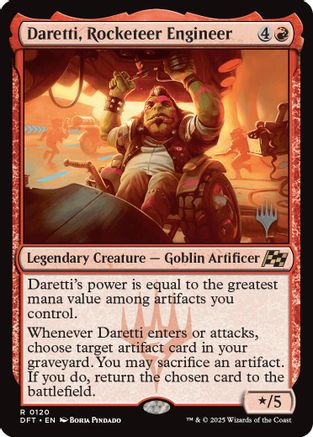 Daretti, Rocketeer Engineer (120) - Promo Pack: Aetherdrift