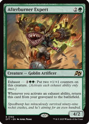 Afterburner Expert Foil (150) - Promo Pack: Aetherdrift