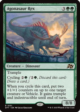 Agonasaur Rex Foil (151) - Promo Pack: Aetherdrift