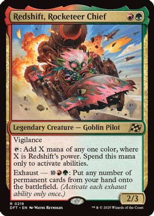 Redshift, Rocketeer Chief Foil (218) - Promo Pack: Aetherdrift