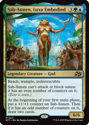 Sab-Sunen, Luxa Embodied (221) - Promo Pack: Aetherdrift