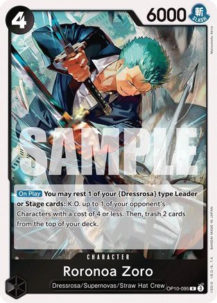 Roronoa Zoro (095) Foil (OP10-095) - Royal Blood