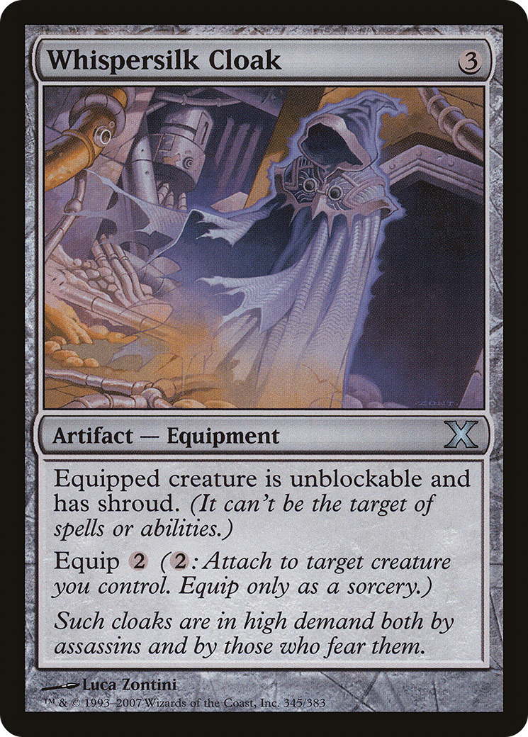 Whispersilk Cloak (345) - Tenth Edition