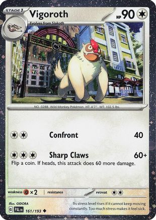 Vigoroth (Cosmos Holo) (161) Holofoil  - Miscellaneous Cards & Products