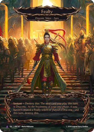 Fealty (Marvel) (HNT167) Cold Foil - The Hunted