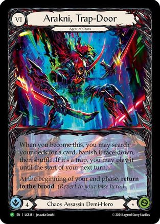 Arakni, Trap-Door (Extended Art) - LGS381 (LGS381) Rainbow Foil