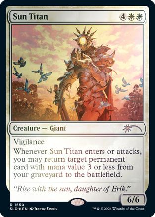 Sun Titan (Rainbow Foil) Foil (1550) - Secret Lair Drop Series | Silver Goblin