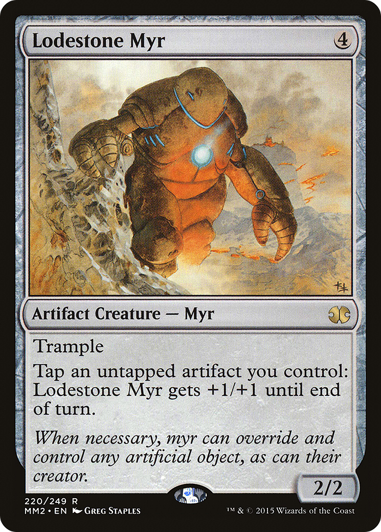 Lodestone Myr (220) Foil - Modern Masters 2015
