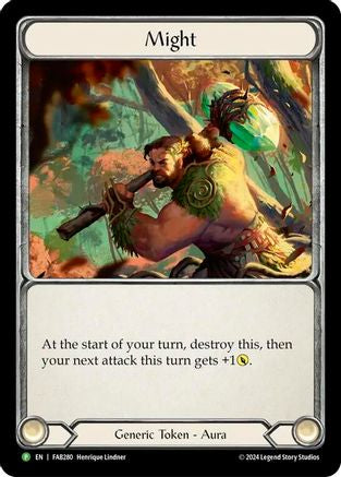 Might (FAB280) Cold Foil - FaB Promos