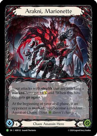 Arakni, Marionette (HER132) Rainbow Foil - FaB Promos