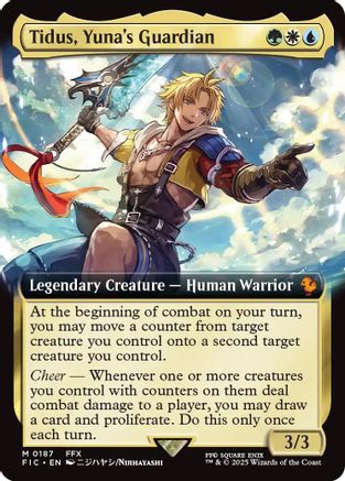 Tidus, Yuna's Guardian (Extended Art) (187) - Commander: FINAL FANTASY | Silver Goblin