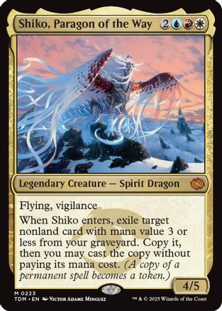 Shiko, Paragon of the Way (223) - Tarkir: Dragonstorm | Silver Goblin