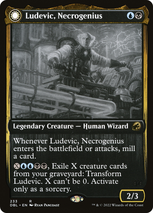 Ludevic, Necrogenius // Olag, Ludevic's Hubris [Innistrad: Double Feature] Foil