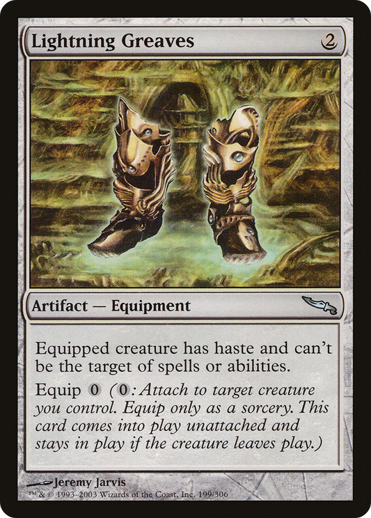 Lightning Greaves [Mirrodin] Foil