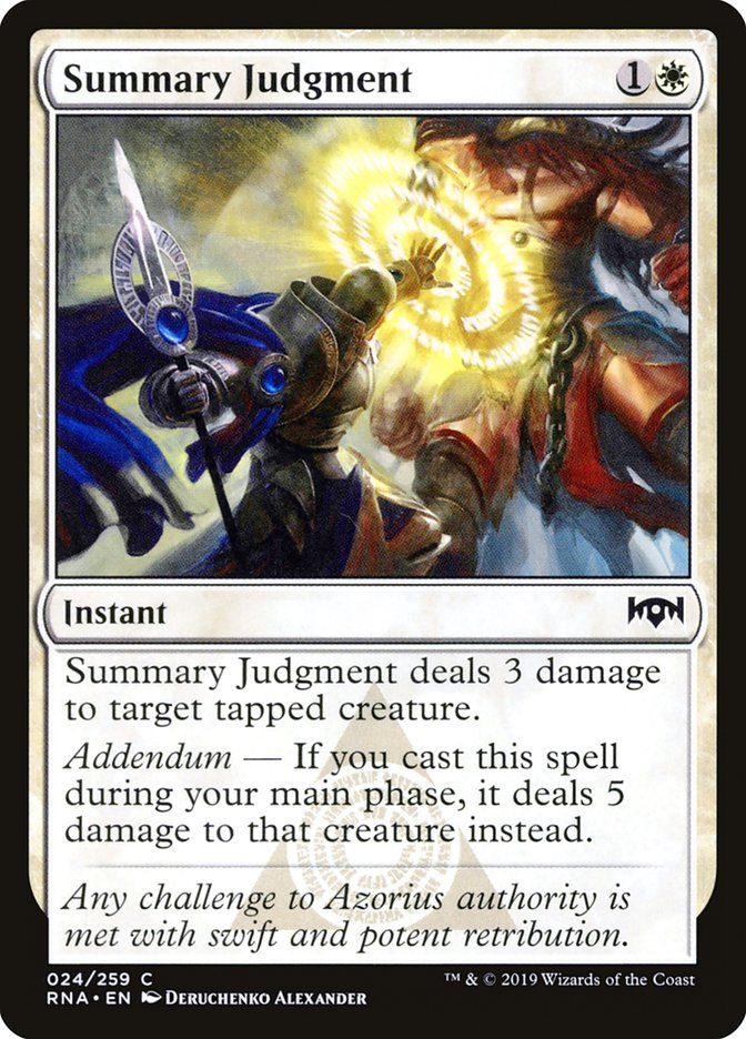 Summary Judgment [Ravnica Allegiance] | Silver Goblin