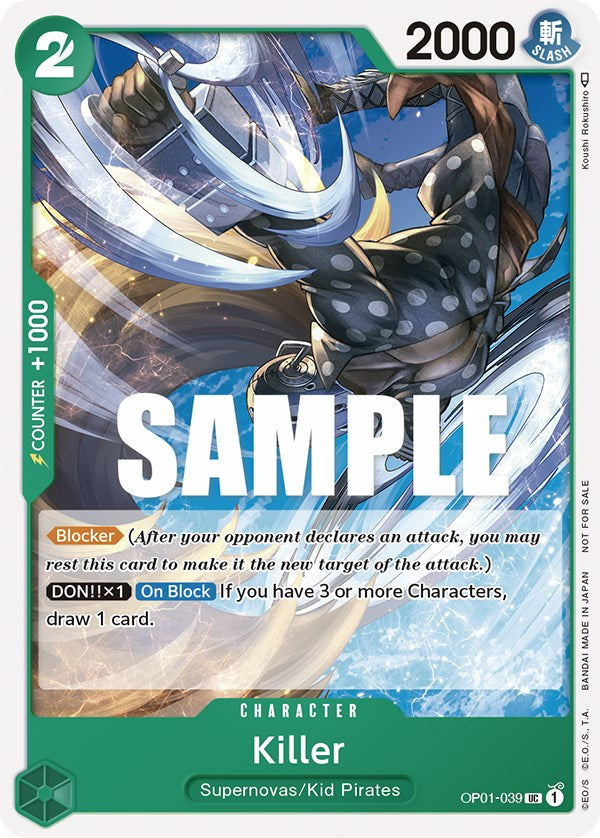 Killer (Promotion Pack 2023) [One Piece Promotion Cards] | Silver Goblin
