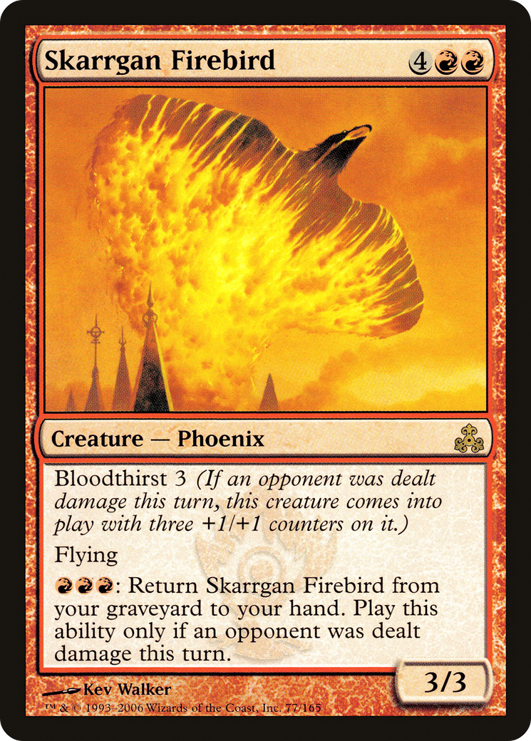 Skarrgan Firebird (077) Foil - Guildpact