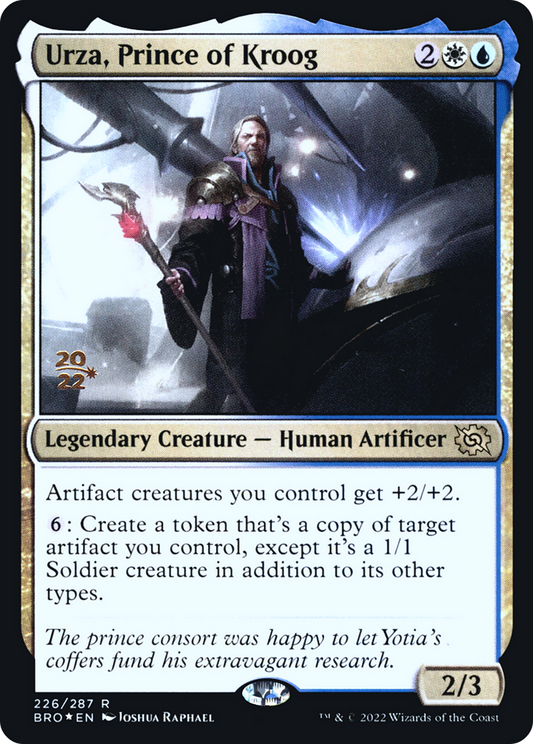 Urza, Prince of Kroog [The Brothers' War Prerelease Promos]