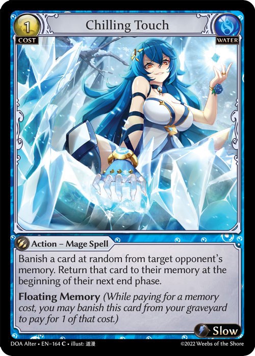 Chilling Touch (164) [Dawn of Ashes: Alter Edition] Foil