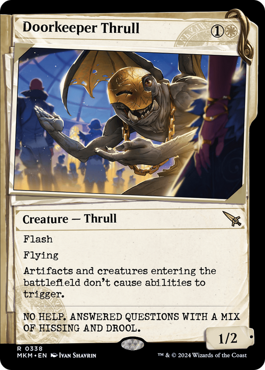 Doorkeeper Thrull (Showcase) [Murders at Karlov Manor] Foil