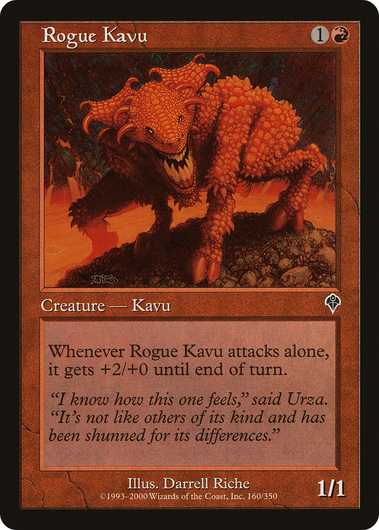 Rogue Kavu [Invasion] Foil
