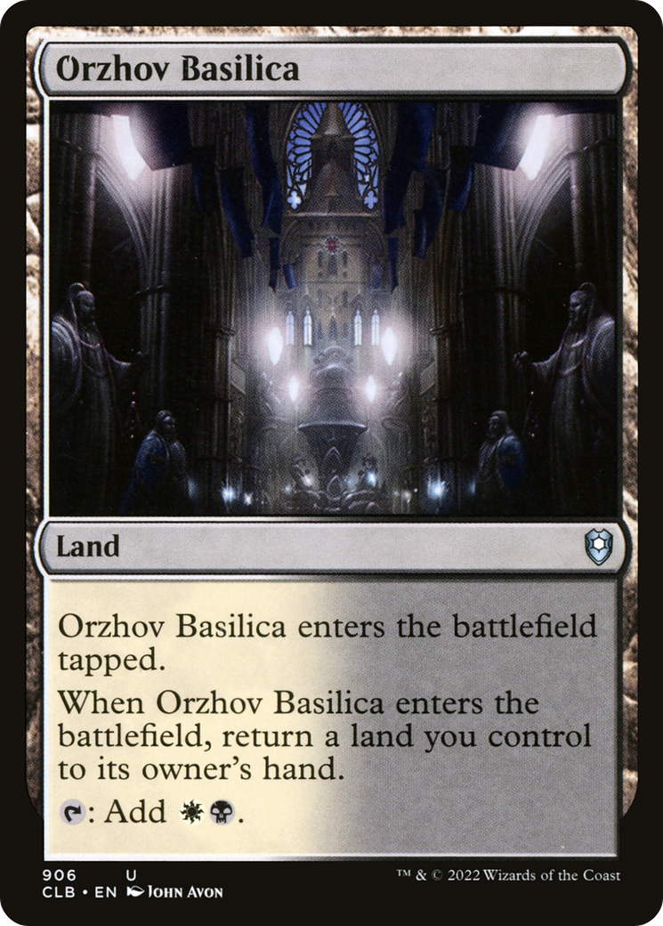 Orzhov Basilica [Commander Legends: Battle for Baldur's Gate] | Silver Goblin