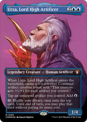 Urza, Lord High Artificer (Borderless Textured Foil Frame Break) [Commander Masters] | Silver Goblin