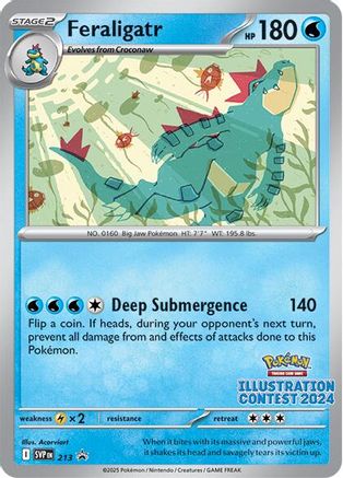 Feraligatr - 213 (213)   - SV Scarlet & Violet Promo Cards