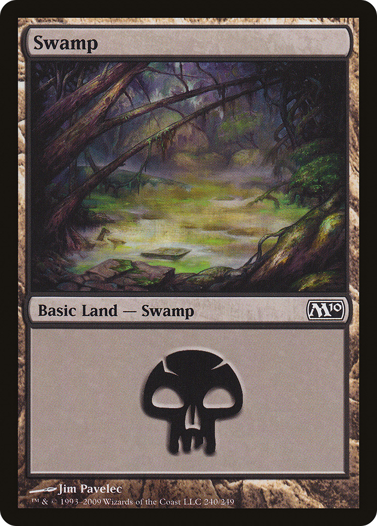 Swamp (240) [Magic 2010] Foil