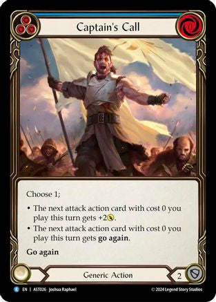 Captain's Call (Blue) (AST026) - Armory Deck: Aurora