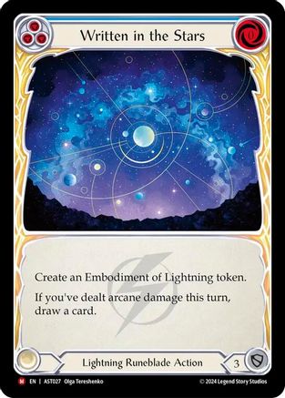 Written in the Stars (AST027) Rainbow Foil - Armory Deck: Aurora