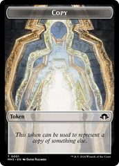Copy (Ripple Foil) // Eldrazi Angel Double-Sided Token [Modern Horizons 3 Commander Tokens] | Silver Goblin