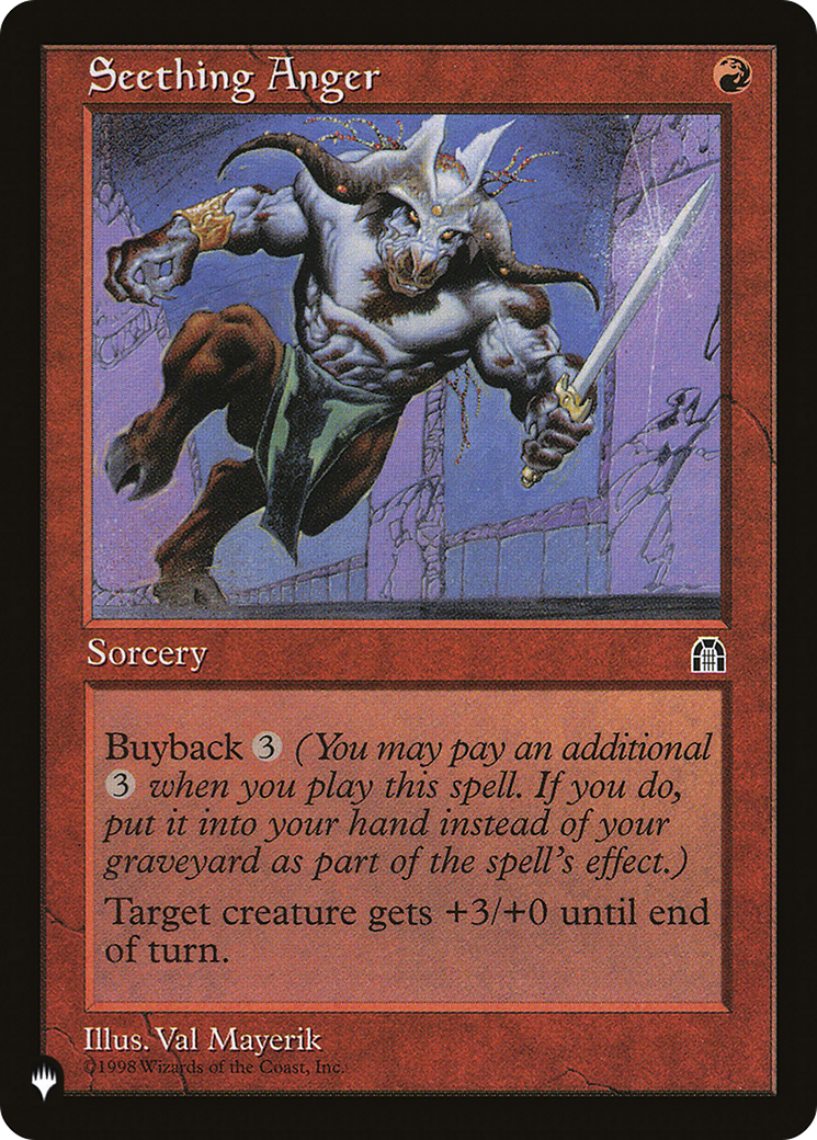 Seething Anger [The List Reprints] | Silver Goblin