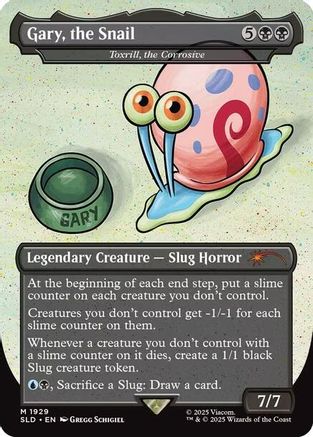 Gary, the Snail – Toxrill, the Corrosive (1929) - Secret Lair Drop