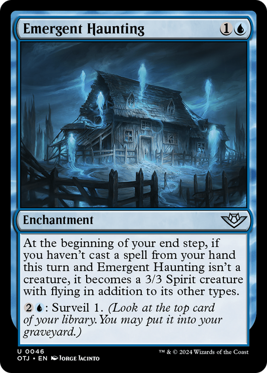 Emergent Haunting [Outlaws of Thunder Junction] Foil