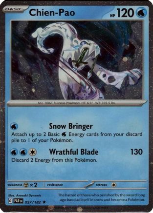 Chien-Pao - 057/182 (Cosmos Holo) (57) Holofoil - Miscellaneous Cards & Products