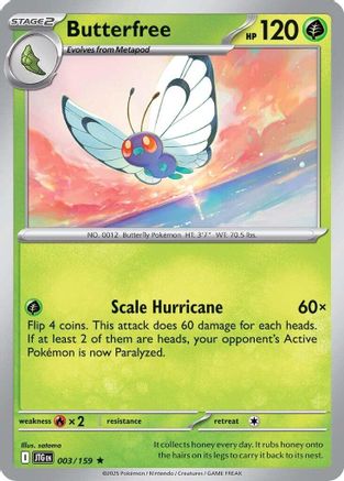 Butterfree (3) Reverse Holofoil - Journey Together