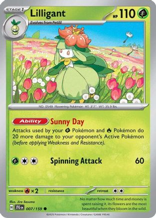 Lilligant (7) Reverse Holofoil - Journey Together