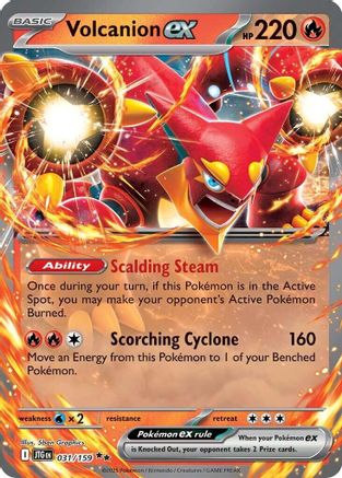 Volcanion ex - 031/159 (31) Holofoil - SV09 Journey Together